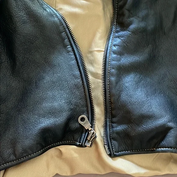 Guess Black Bomber Jacket with Polished Finish - Picture 4 of 4
